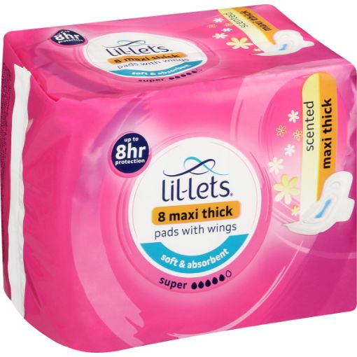 LIL-LETS PADS MAXI SUPER SCENTED