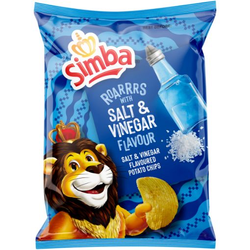 SIMBA POTATO CHIPS SALT & VINEGAR 120G