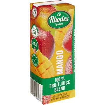 RHODES 100% FRUIT JUICE BLND MANGO 200ML