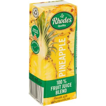 RHODES 100% FRT JCE BLND PINEAPPLE 200ML