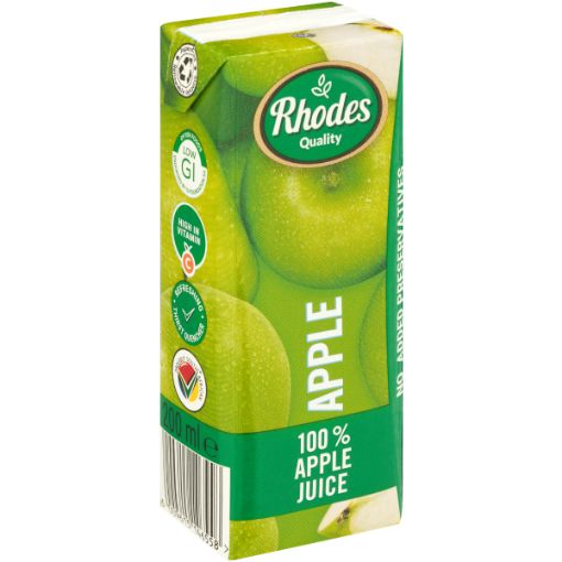 RHODES 100% FRUIT JUICE BLND APPLE 200ML