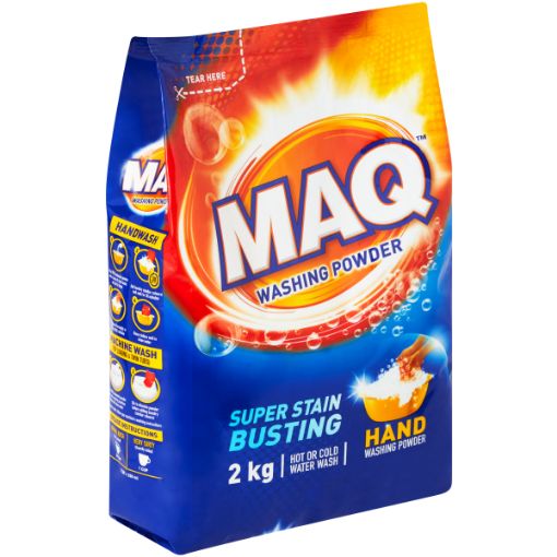 MAQ W/POW REG WASHING POWDER FLEXI BAG 2KG
