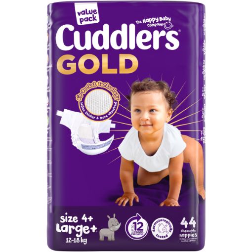 CUDDLERS GOLD DIAPERS VP S4+ 44EA