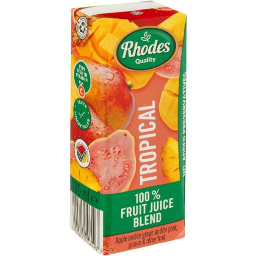 RHODES 100% F/J BLEND TROPICAL 200ML