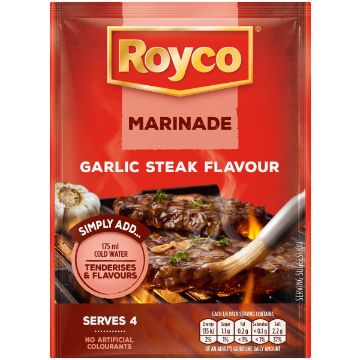 ROYCO DRY MARINADE GARLIC STEAK 39G