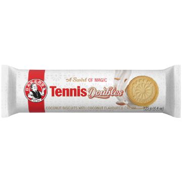 BAKERS TENNIS DOUBLES BISCUIT 125G