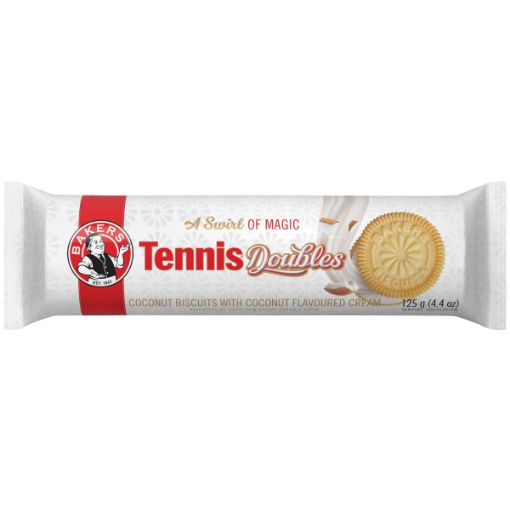 BAKERS TENNIS DOUBLES BISCUIT 125G