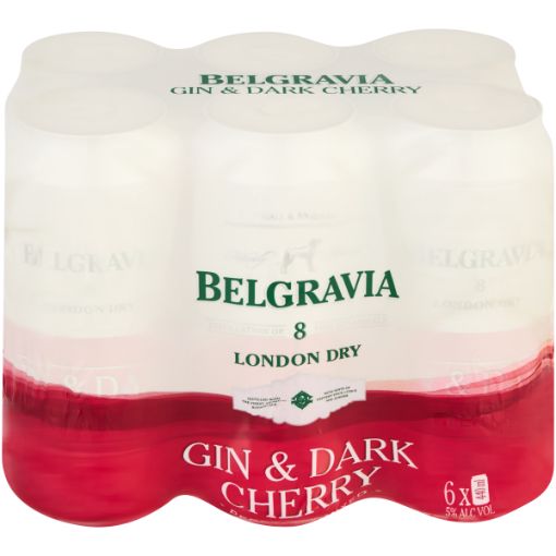 BELGRAVIA GIN&DRK CHR S/COOLER CAN 440ML x 6