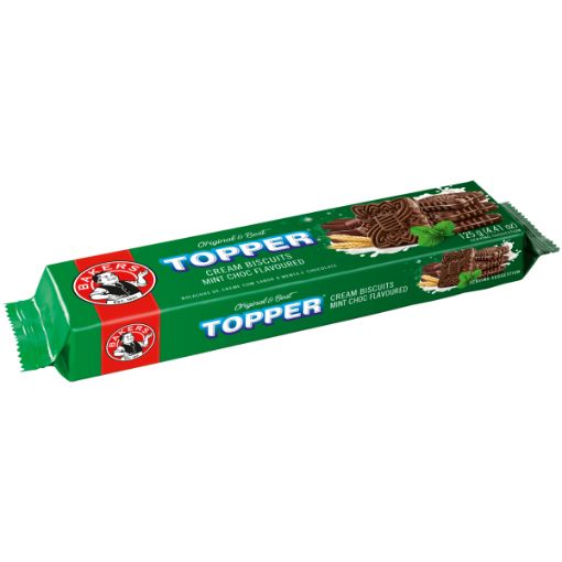 BAKERS TOPPER CHOC MINT 125G