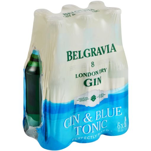 BELGRAVIA GIN & BLUE TONIC NRB 275ML x 6