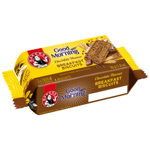 BAKERS GOOD MORNING CHOCOLA BISCUIT 50G