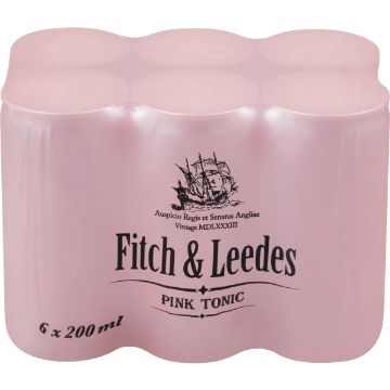 FITCH&LEEDES PINK TONIC CANS 200ML