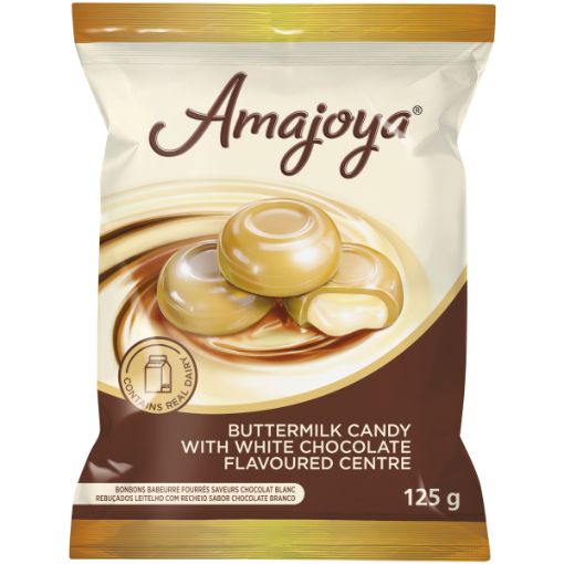 AMAJOYA BUTTERMILK WHITE CHOC 125G