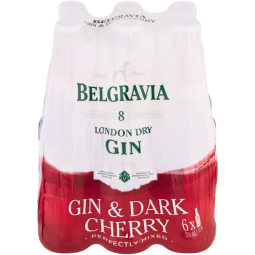 BELGRAVIA GIN & DARK CHERRY NRB 275ML x 6