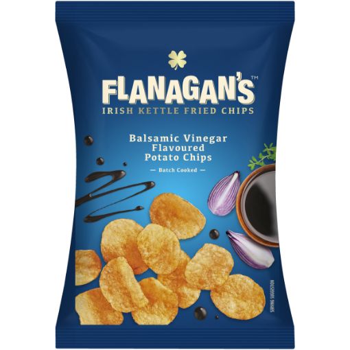 WILLARDS CHIPS FLANAGANS B/VINEGAR 120G