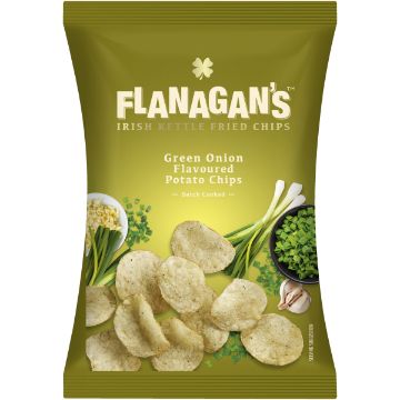 WILLARDS CHIPS FLANAGANS GRN ONION 120G