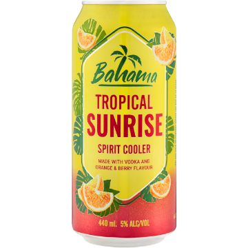 BAHAMA TEQUILA SUNRISE S/COOLER 440ML