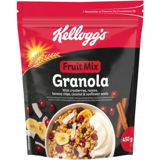 KELLOGG`S GRANOLA FRUIT MIX 450G