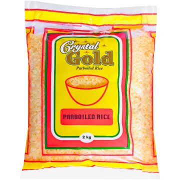 CRYSTAL GOLD PARBOILED RICE 2KG