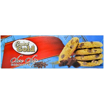CRYSTAL GOLD CHOC CHIP BISCUIT 160G