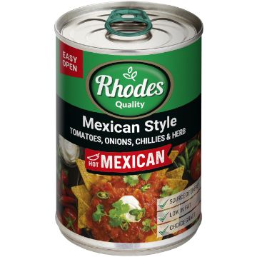 RHODES MEXICAN STYLE TOMATOES 410G