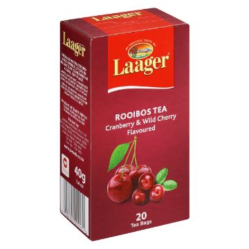 LAAGER TEA ROOIBOS CRANBERRY&W/CHERRY
