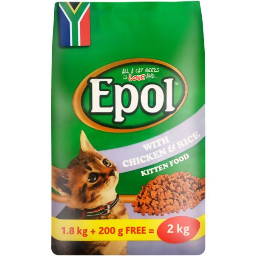 EPOL CAT FOOD KITTEN CHICKEN&RICE 1.8KG