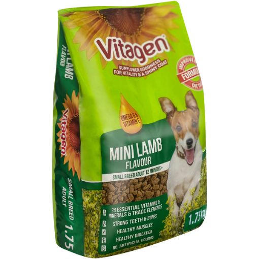 VITAGEN DOG FOOD DRY DOG MINI LAMB 1.75KG