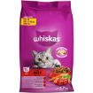 WHISKAS CAT FOOD DRY ADULT  BEEF 2.7KG
