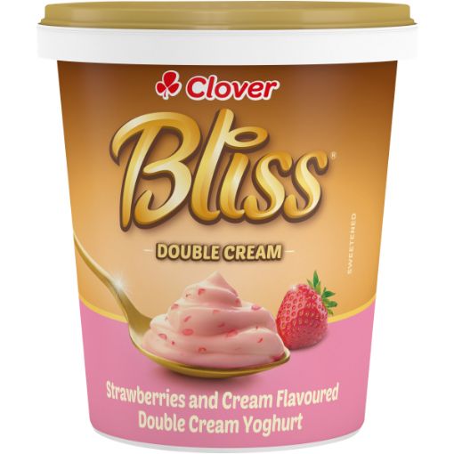 CLOVER YOGHURT BLISS D/C YOG S/BERRY&CRM