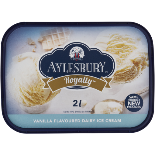 AYLESBRY ROYALTY ICE CREAM VANILLA  1 x EACH