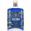 SIX DOGS BLUE GIN  1 x 750ML