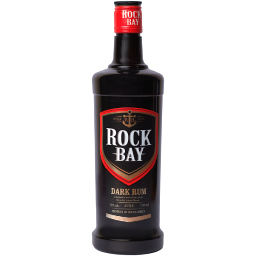 ROCK BAY DARK RUM  1 x 750ML