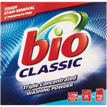 BIO CLASSIC TRIPL ACTION W/PWDR BOX.  1 x 1.5KG