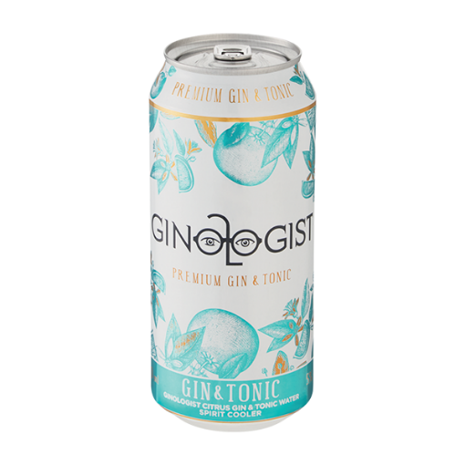 GINOLOGIST GIN & TONIC CAN  1 x 440ML