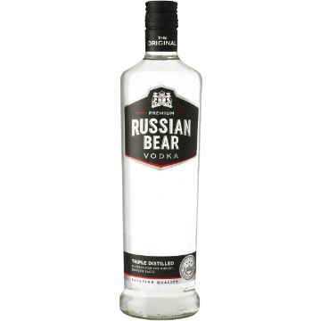RUSSIAN BEAR VODKA  1 x 750ML