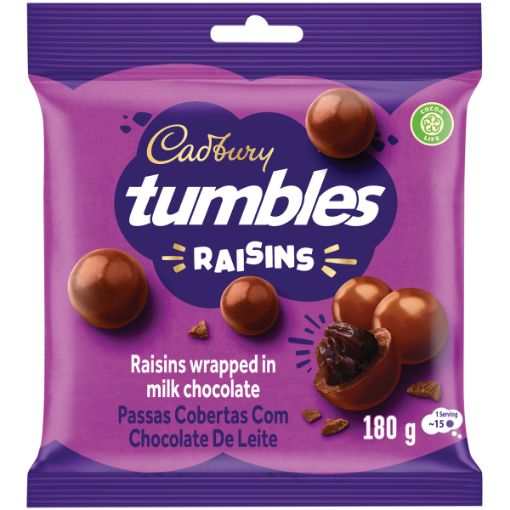 CADBURY TUMBLES RAISINS  1 x 200G
