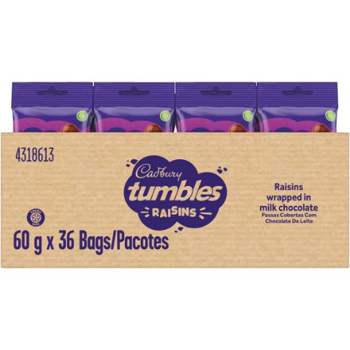 CADBURY TUMBLES RAISINS  1 x 65G