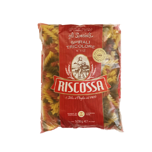 RISCOSSA FUSILLI TRICOLORE  1 x 500G