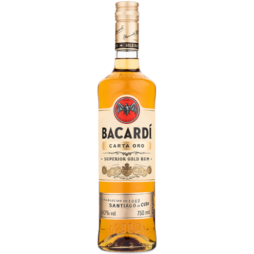 BACARDI CARTA ORO  1 x 750ML