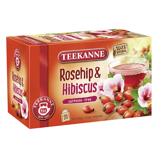 TEEKANNE TEA ROSEHIP & HIBISCUS  1 x 20`S