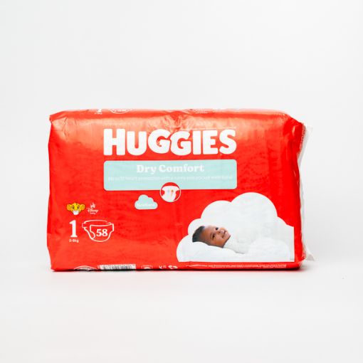 HUGGIES DRY COMFORT VALUE PACK S1  1 x 76`S