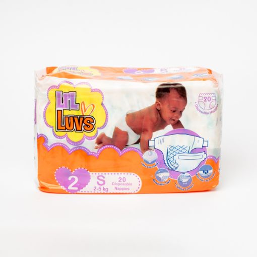 LIL LUVS NAPPIES SMALL  1 x 20`S