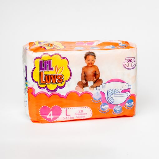 LIL LUVS NAPPIES LARGE  1 x 20`S