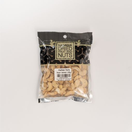 NAM DRIED FRUIT CASHEW NUTS R/SALTED  1 x 100G