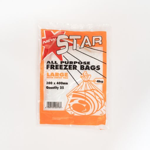 STAR FREEZER BAGS LARGE  1 x 25`S