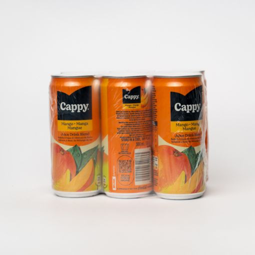 CAPPY FRUIT DRINK MANGO  6 x 330ML x 6